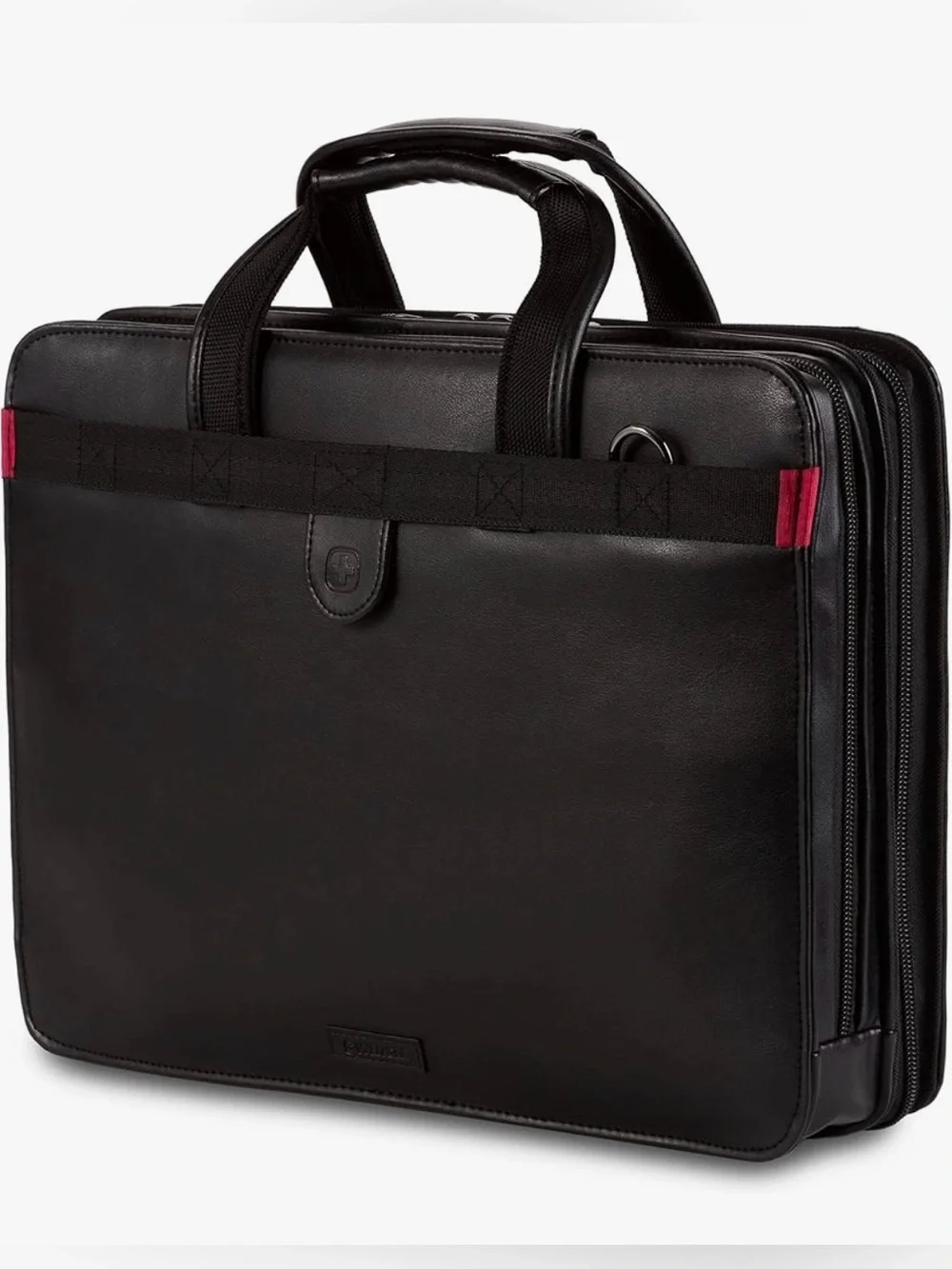 Wenger Luggage Proxy Zippered Laptop Presentation Padfolio, Black, 14-inch
